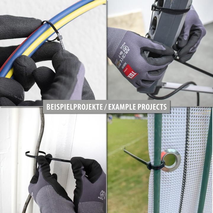 Produktbild Tox Kabelbinder Clip 4,8x250 (100 Stk.) (Kunststoffkabelbinder, 250 mm, 100 Stk.)