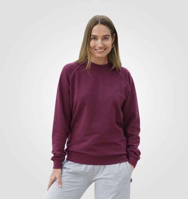 Produktbild HTA Unisex-Sweatshirt mit Bündchen, innen geraut (M)