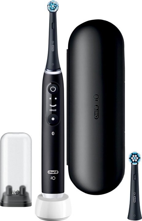 Oral-B iO 6 + Sensitive spazzolino elettrico nero (Oscillating toothbrush)