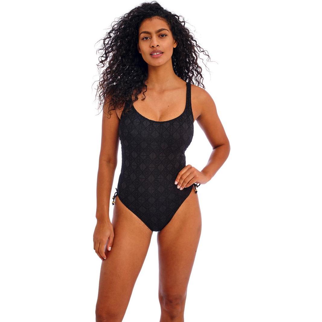 Freya, Damen, Badeanzug, badeanzug mit bügeln, damen nomad nights, Schwarz, (90 E)