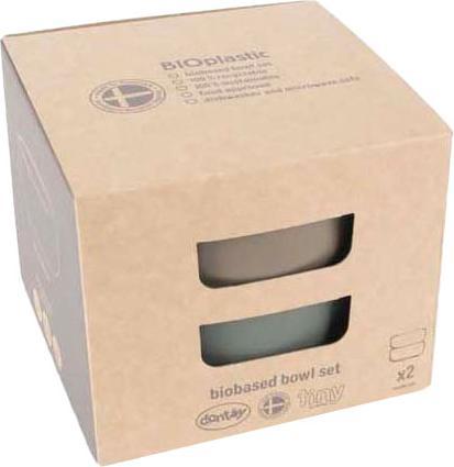 Produktbild dantoy Tiny Bio Schale grau/grün 2erP
