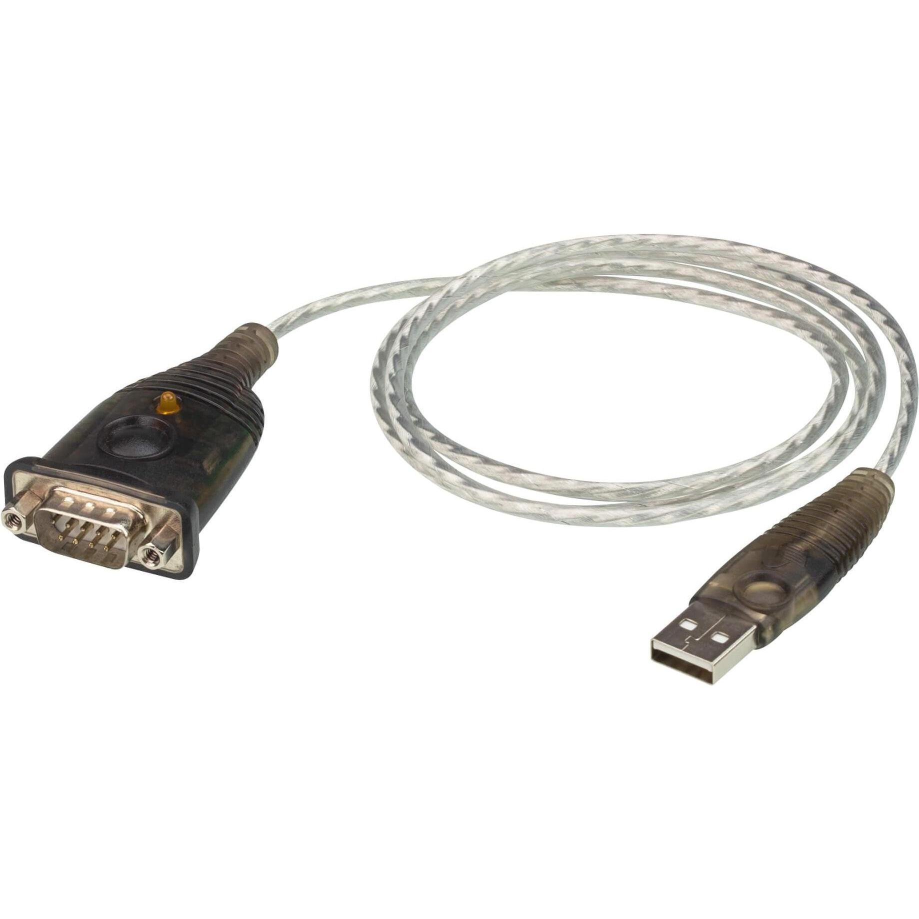 Aten USB A – RS232 (1 m), Schnittstellenkabel