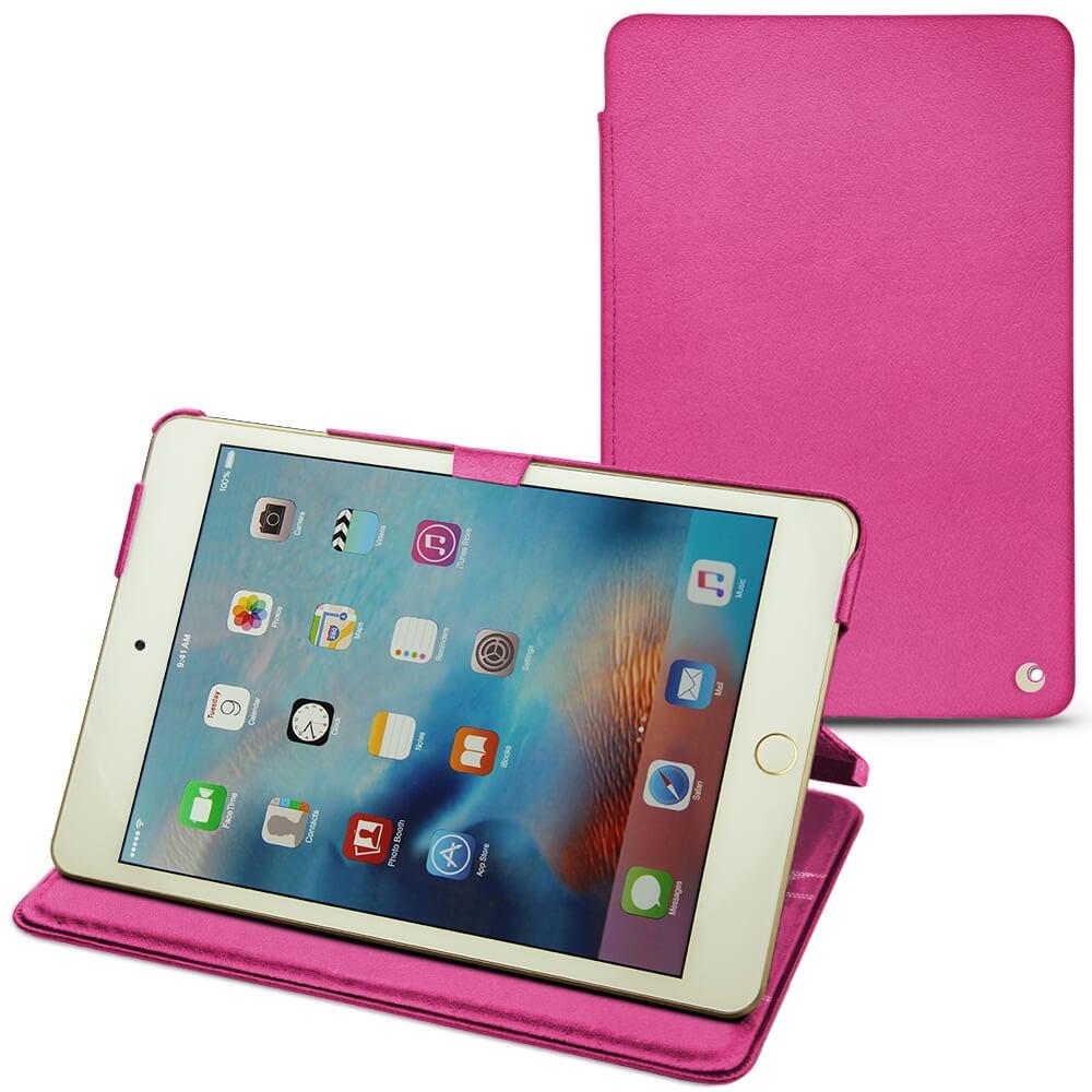 Noreve Lederschutzhülle horizontal (IPad Mini 4), Tablet Hülle, Rosa