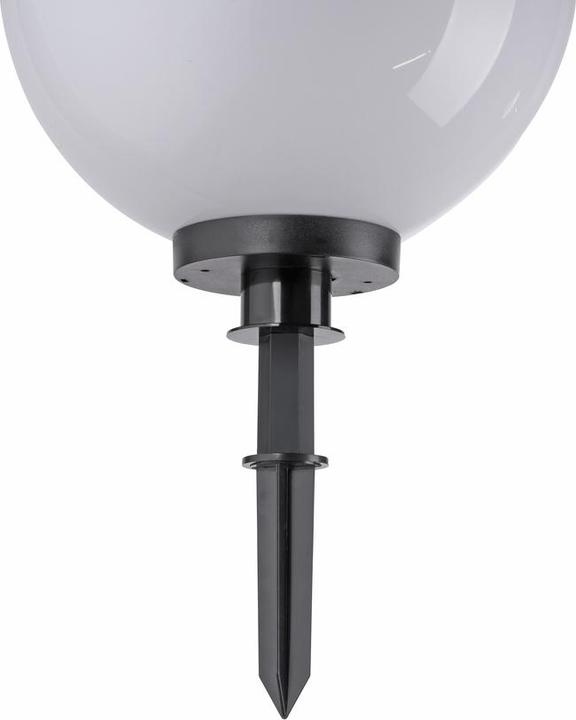 Produktbild Just Light Kugelleuchte Gartenlampe 2er SET Erdspiess, weiss, spritzwasserschutz (E27, IP44)