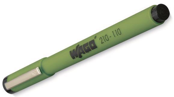 Produktbild Wago Faserschreiber f. perm. Beschriftung (Schwarz, 200 x)