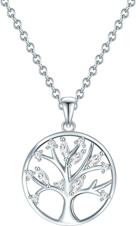 Image du produit Rafaela Donata Ladies Tree of Life Sterling Silver Zirconia Silver 40.0 cm base chain + 5.0 cm extension - 337 (Argent Sterling, 40 - 45 cm)