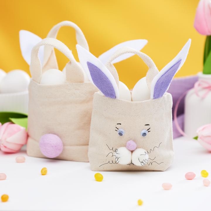 Actual product image VBS Cotton bag "Mini", 2 pieces, 14.5 x 12.5 cm