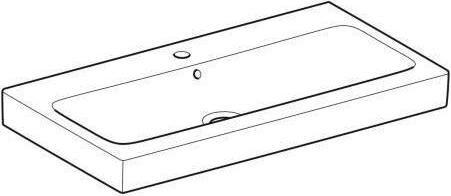 Produktbild Geberit Waschtisch iCon 90 cm wei 124090000 (485 mm, 900 mm)