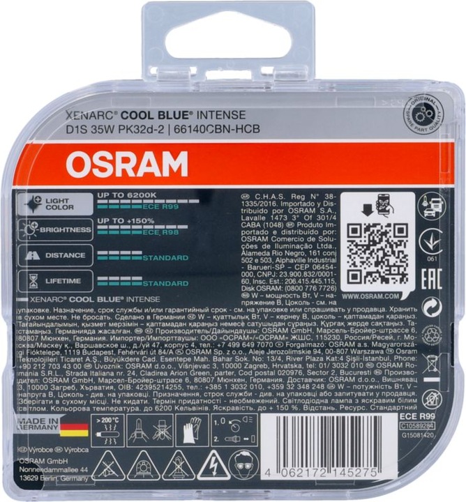 Produktbild Osram D1S Cool blue Intense Xenarc (D1S)