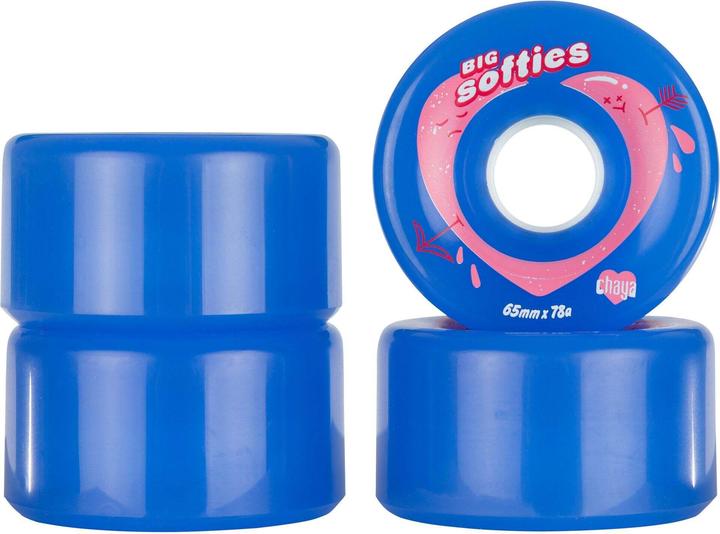 Actual product image Chaya Wheels Big Softies Clear 4-Pack 65mm 2023 (65 mm)