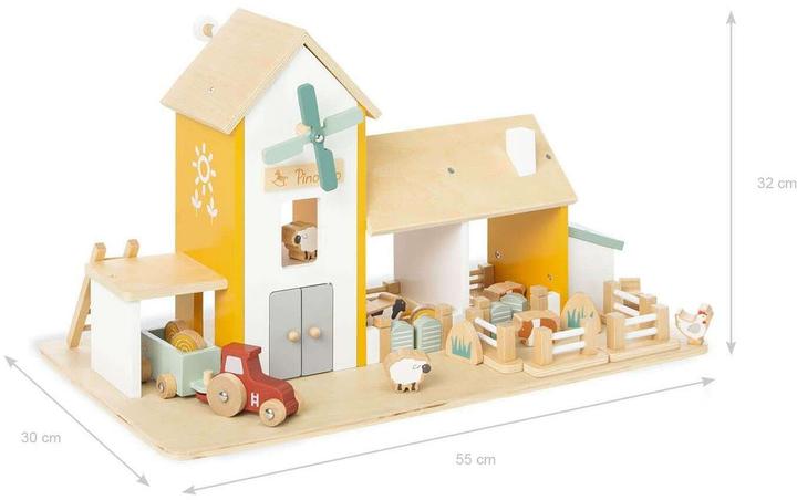 Image du produit Pinolino Ferme "Henri" avec accessoires