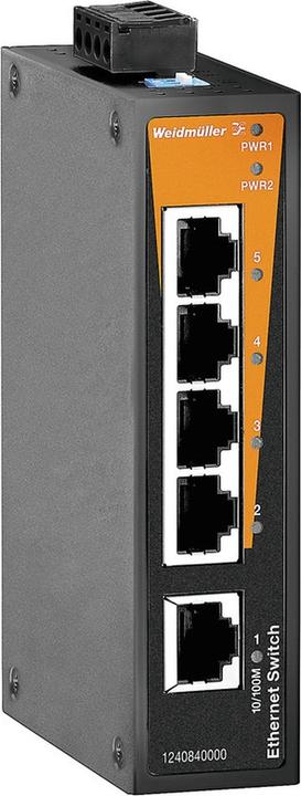 Immagine prodotto Weidmüller Network Switch Unmanaged, Fast Ethernet (5 porte)
