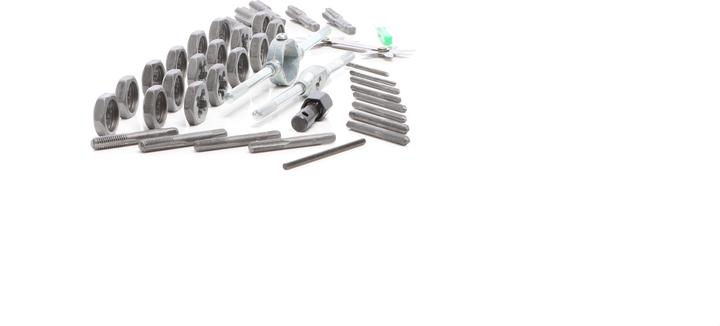 Produktbild Wiltec Gewindeschneider Set 7tl. Rohrschneider Schneidkluppe Schneideisen Stahl