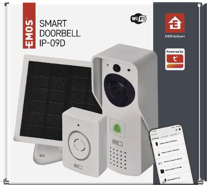 Actual product image Emos GoSmart videozvonek IP-09D DC (Wi-Fi)
