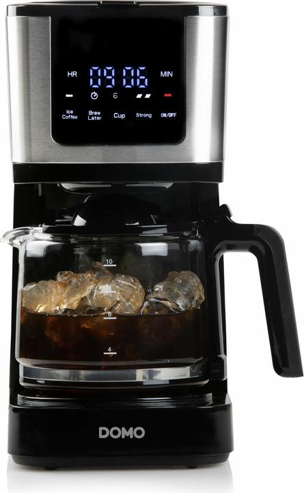 Immagine prodotto Domo CAFFETTIERA DO733K 1,25L 10 TAZZE TAZZA 400ML COMMANDES TACTILES/ÉCRAN LED FILTRE PERMANENT (Spina UE)
