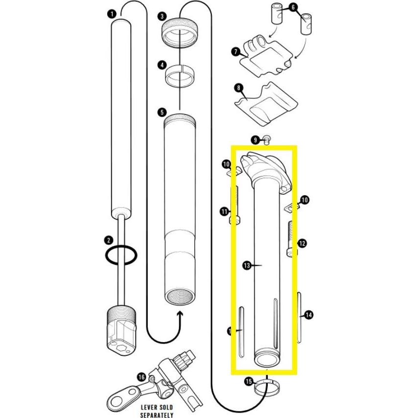 Crankbrothers, Sattelstütze, (34.90 mm)