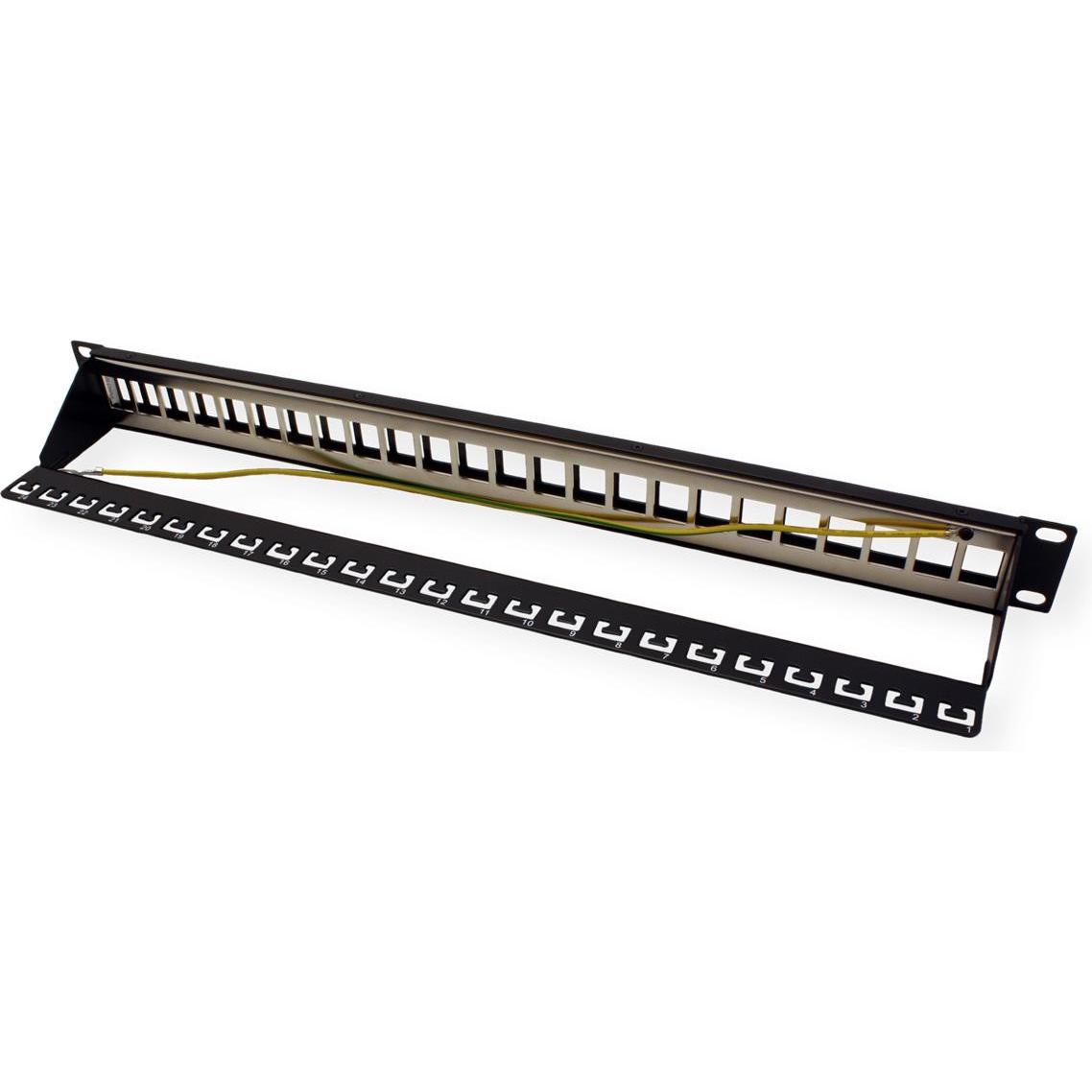 Roline 19"-Patchpanel, Server Zubehör, Schwarz