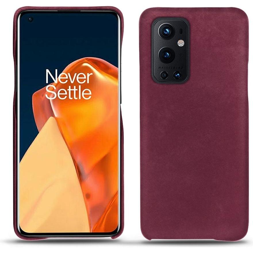 Thumbnail - Noreve Lederschutzhülle (OnePlus 9 Pro), Smartphone Hülle, Violett