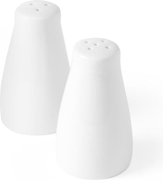 Hendi Cruet Salt and Pepper Shaker Porcelain Set - - (Pepper)