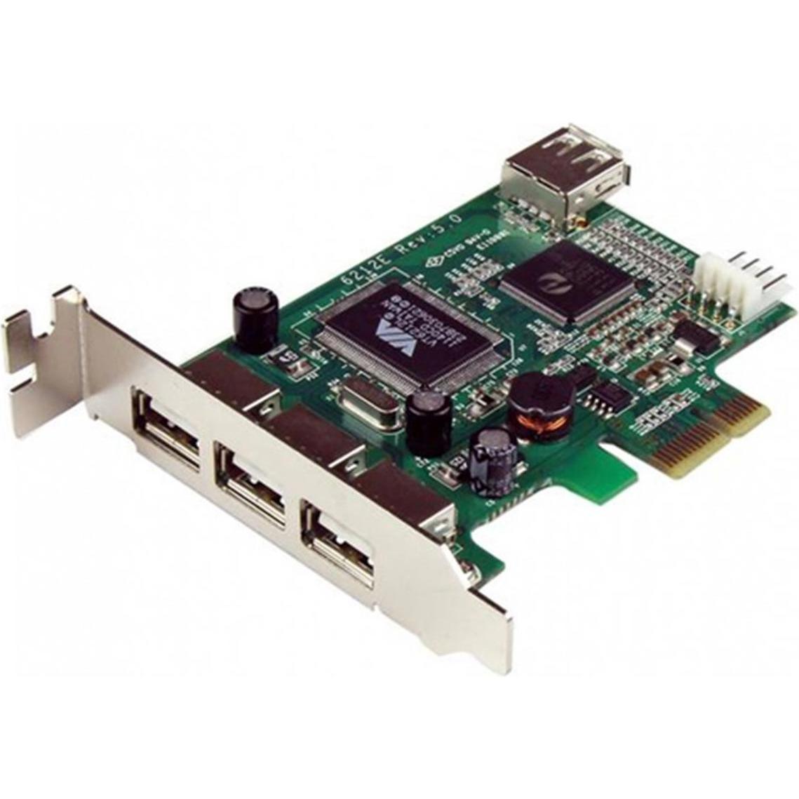 StarTech 4 Port PCIe USB 2.0 Card, Kontrollerkarte