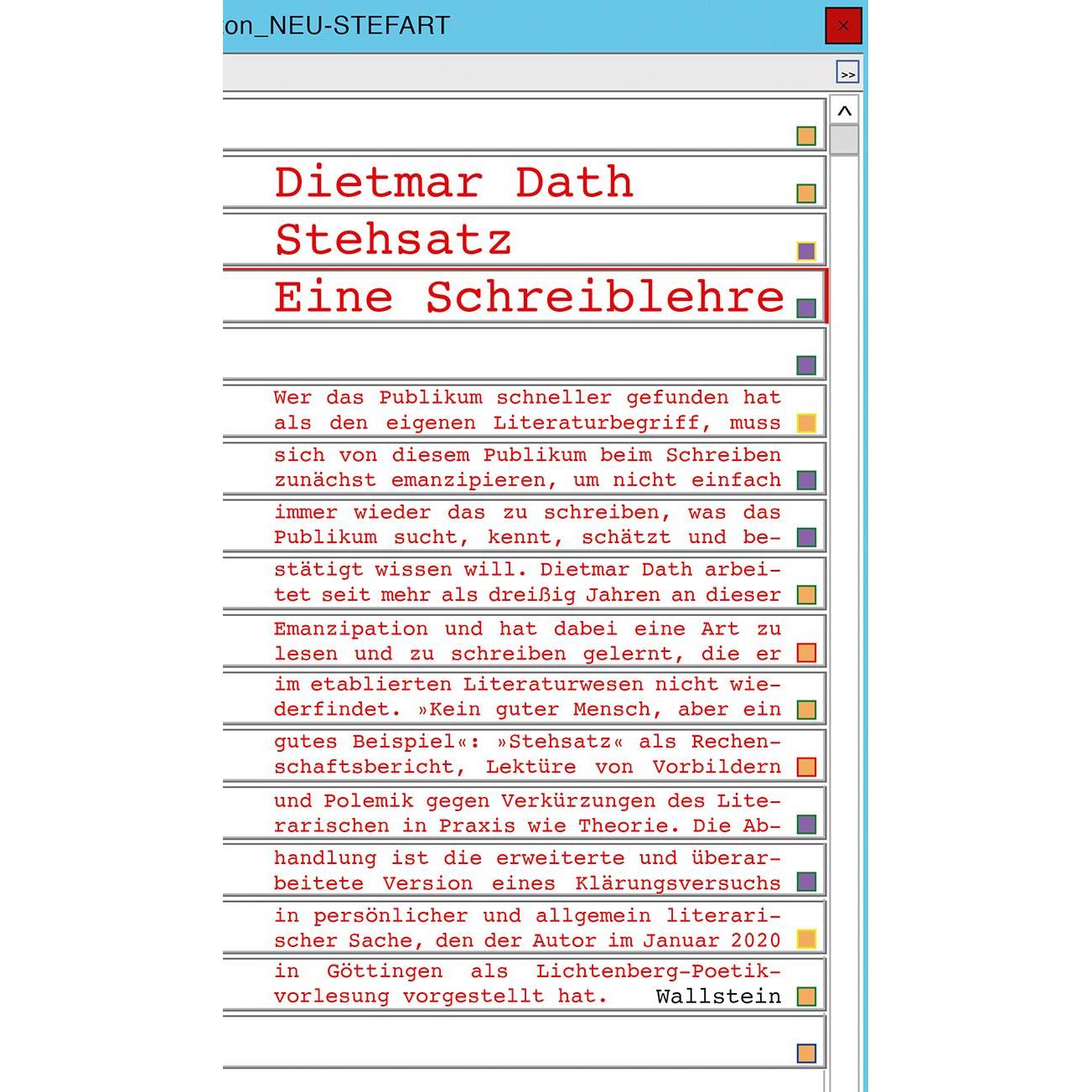 Dietmar Dath, Belletristik von Dietmar Dath
