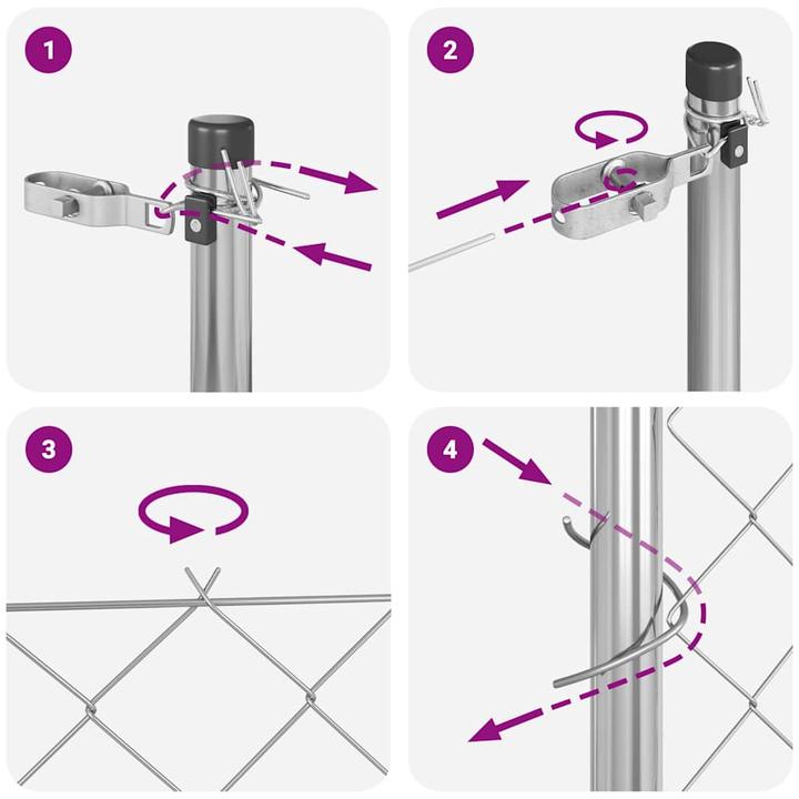 Actual product image vidaXL Zaunpfosten