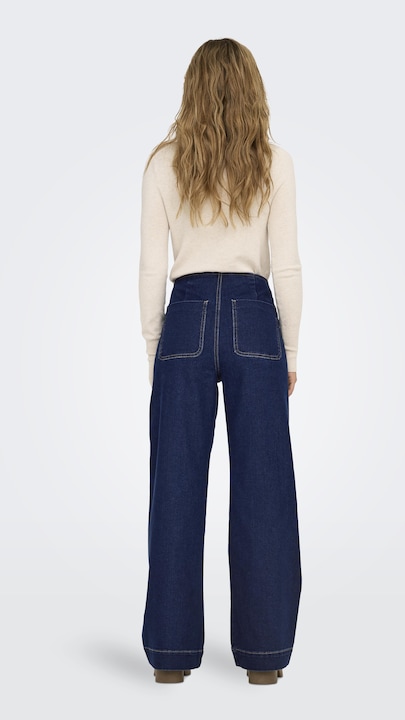 Produktbild Only ONLMADELINE Hohe Taille Weiter Beinschnitt Jeans Jeans mit weitem Bein (32)