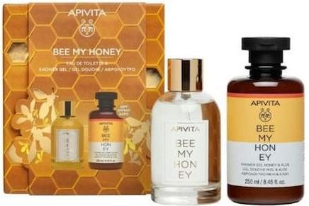 Actual product image Apivita Bee My Honey Eau De Toilette 100ml With Free Bee My Honey Shower Gel 250ml (100 ml)