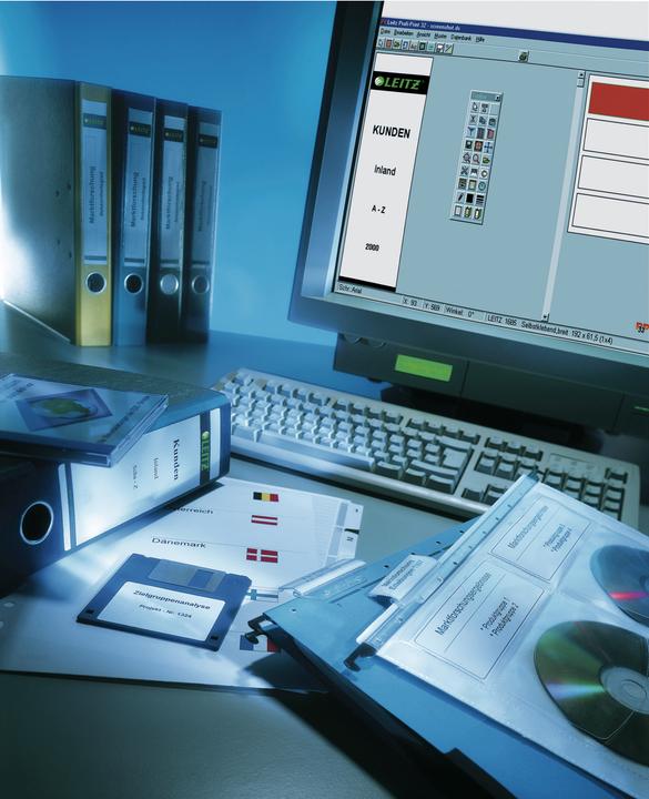 Actual product image Leitz Folder labels 61 x 191 mm