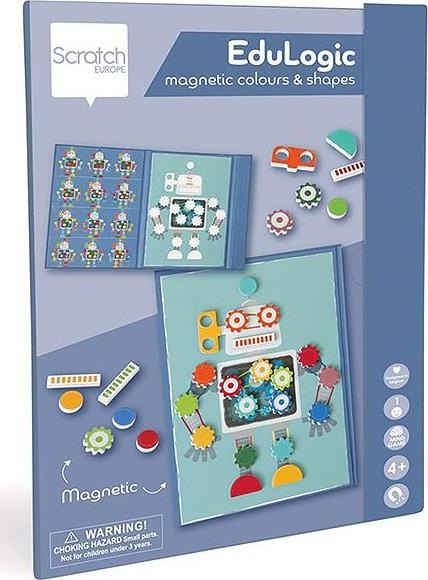 Actual product image Scratch Magnet game robot (English)