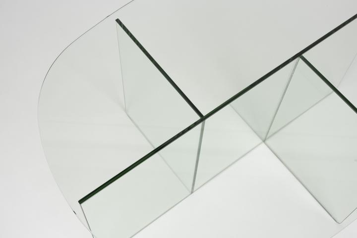 Image du produit Zuiver Coffee Table Linea Transparant (60 x 80 x 40 cm)