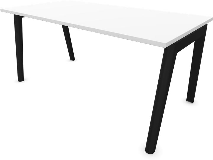 Esche gebeizt schwarz, Weiss