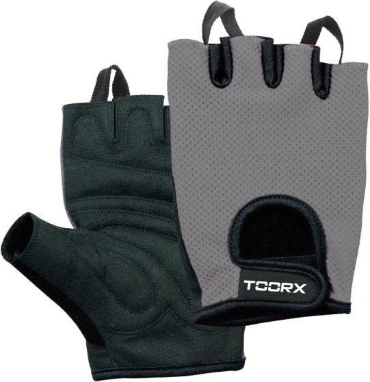 Sko Toorx training gloves AHF028 M black/grey suede and micro-mesh (M)