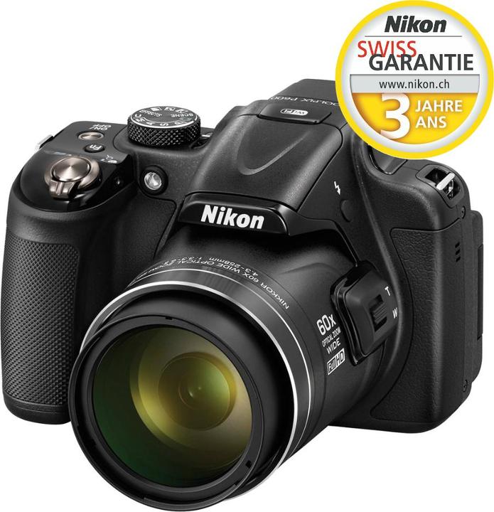 Actual product image Nikon Coolpix P600 - 3-year Swiss warranty (1/2,3'')
