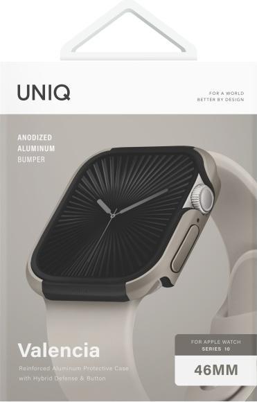 Produktbild Uniq case Valencia Apple Watch Series 46mm silver/titanium silver