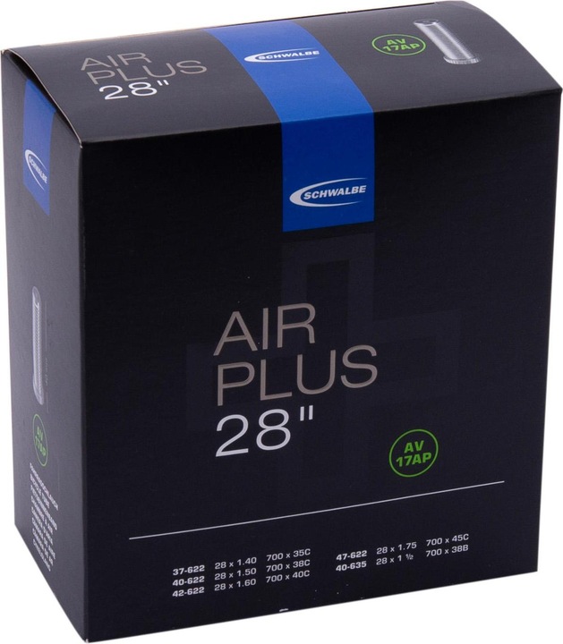 Actual product image Schwalbe AV 17AP Air (Schrader (AV), 28", 40 mm)
