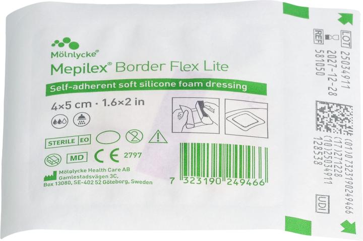Actual product image Mepilex Border Lite Silicone Foam Dressing (10 x)