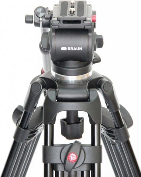 Immagine prodotto Braun PVT 185 Treppiede per fotocamere digitali/film 3 gambe Nero (Metallo)