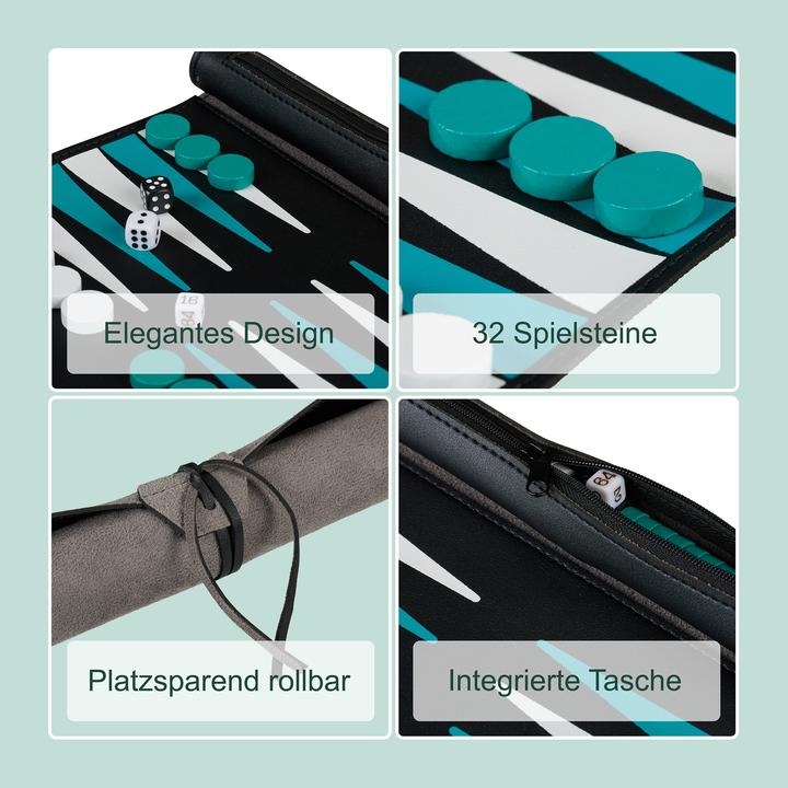 Produktbild Relaxdays Backgammon