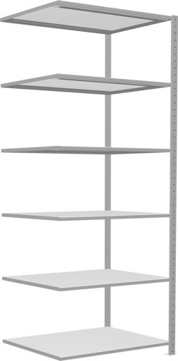 Produktbild Schulte Lagertechnik Stecksystem Anbauregal MULTIplus250 mit Längenriegel