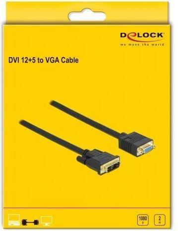 Actual product image Delock Dvi - VGA (2 m, DVI)