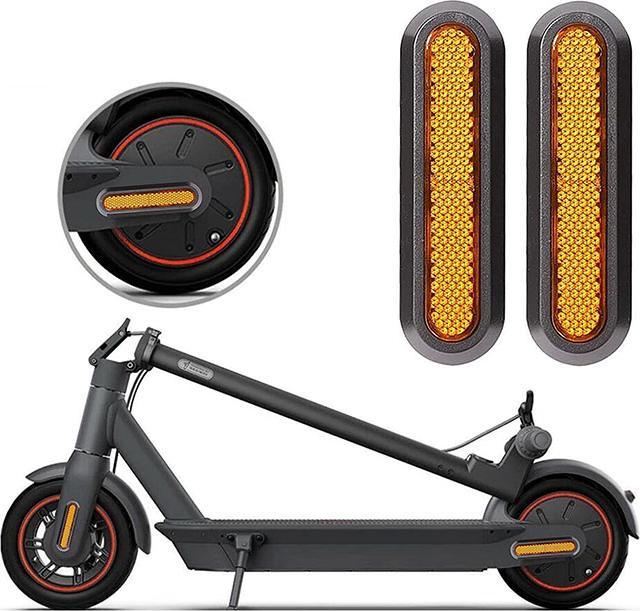 Homava Reflektoren für Xiaomi E-Scooter Orange (4 Stück)