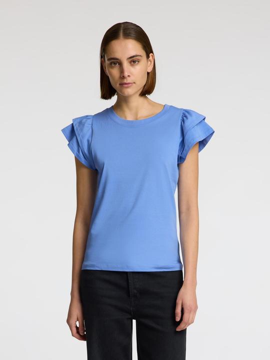 Image du produit Selected Femme Kurzarm Oberteil mit Rüschen (XL)