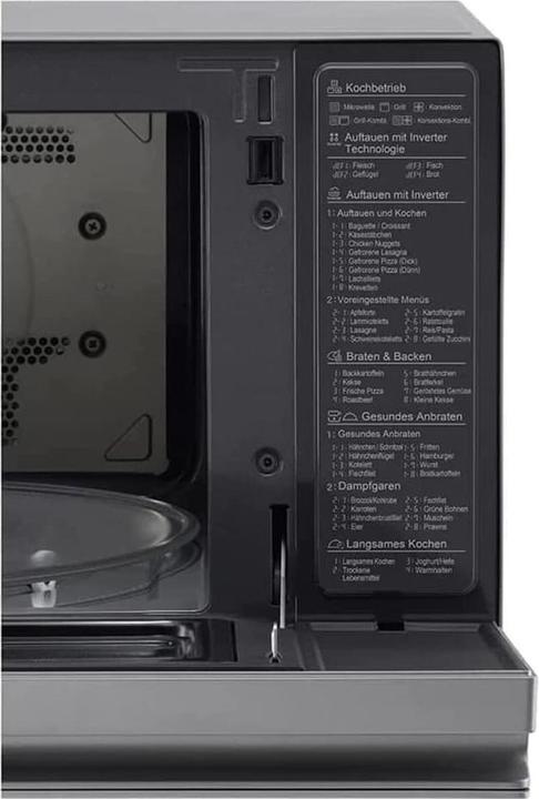 Produktbild LG MJ3965ACS Mikrowellenherd Flache Oberfläche Mikrowelle mit Grill 39 L 1350 W Rostfreier Stahl (39 l)