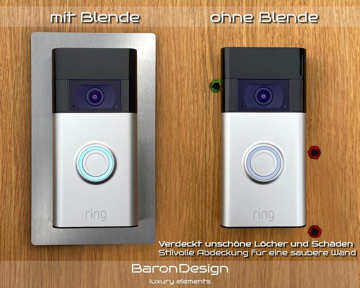 Produktbild Baron Design Blende für Ring Videotürklingel