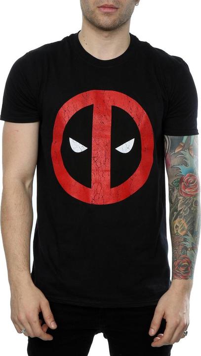 Produktbild Deadpool Cracked Logo TShirt (M)