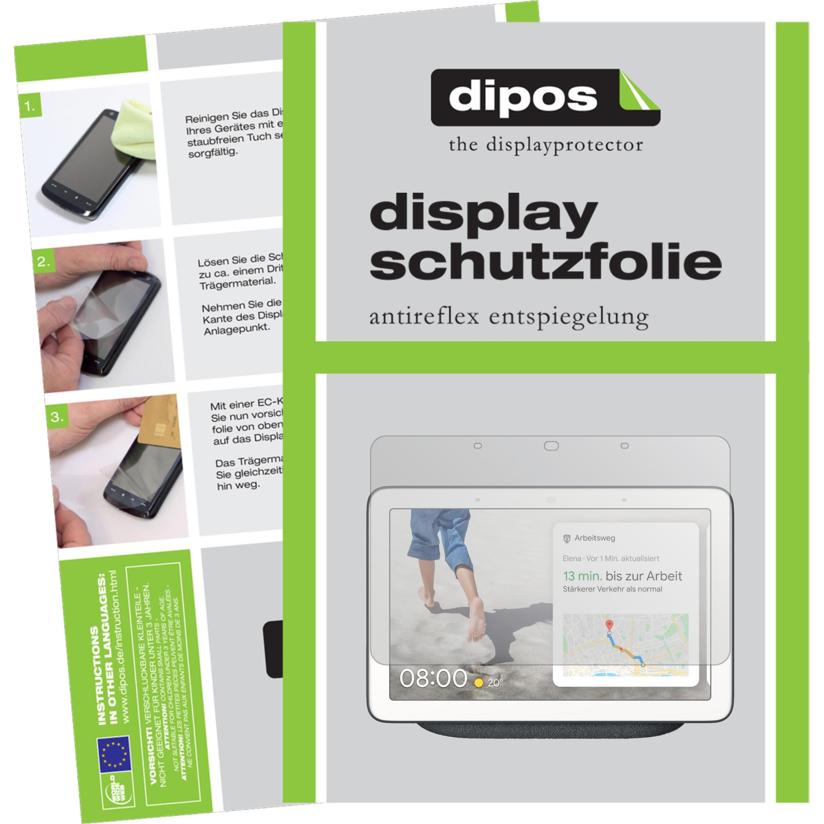 Dipos Displayschutzfolie Antireflex (1 Stück, Nest Max), Tablet Schutzfolie