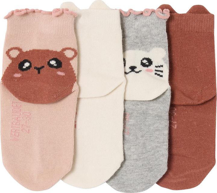 Produktbild Vertbaudet 4er-Pack Socken mit Tiermotiv, Kinder (4er Pack, 35, 38)
