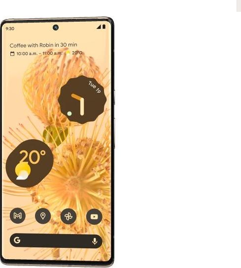 Produktbild Google Pixel 6 Pro (128 GB, Sorta Sunny, 6.70", SIM + eSIM, 50 Mpx, 5G)