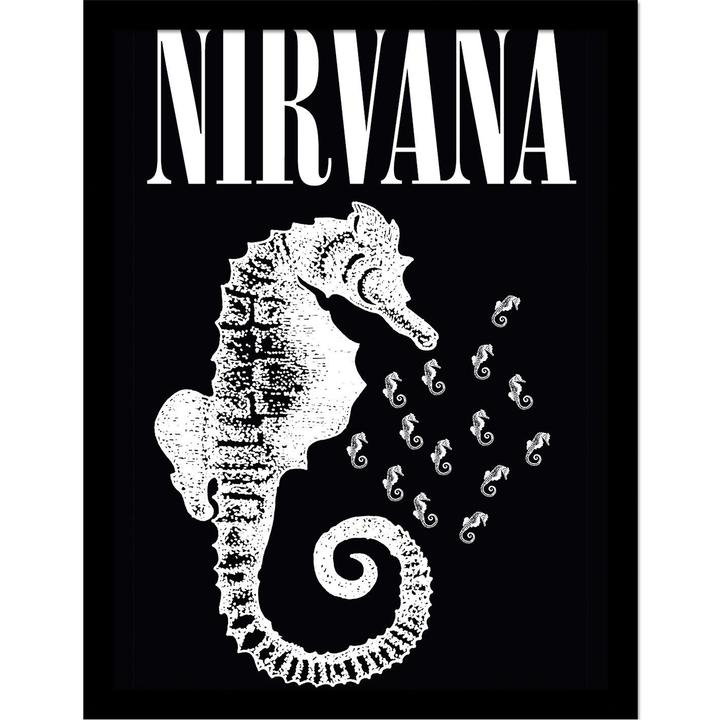 Produktbild Nirvana Seepferdchen Gerahmtes Poster (40 x 30 cm)